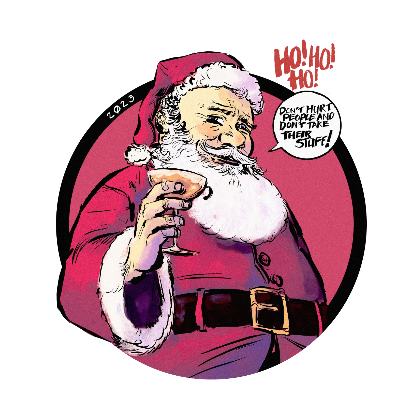 2023 Santa | Zip Hoodie