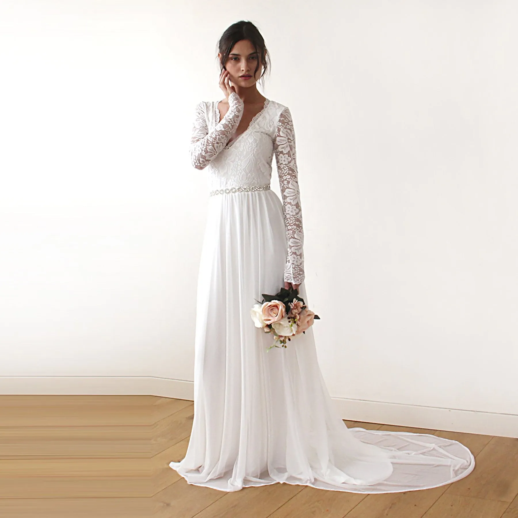Bohemian Lace dress #1187