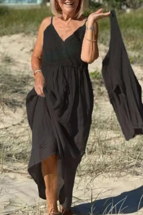Bohemian Suspender Maxi Dress