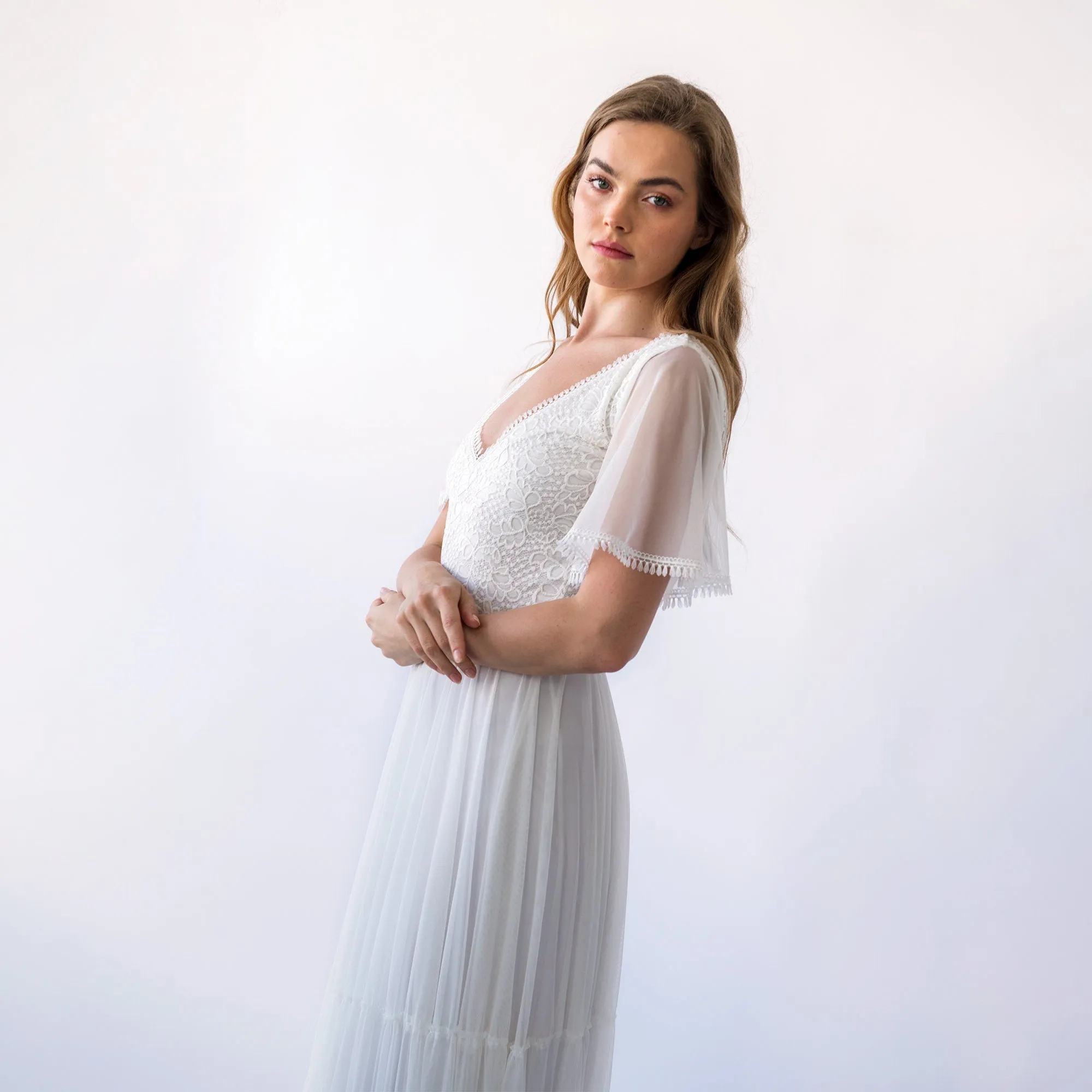 Chiffon Mesh Dress #1466