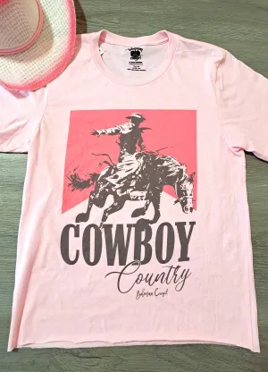 Cowboy Country Pink T-Shirt - WS