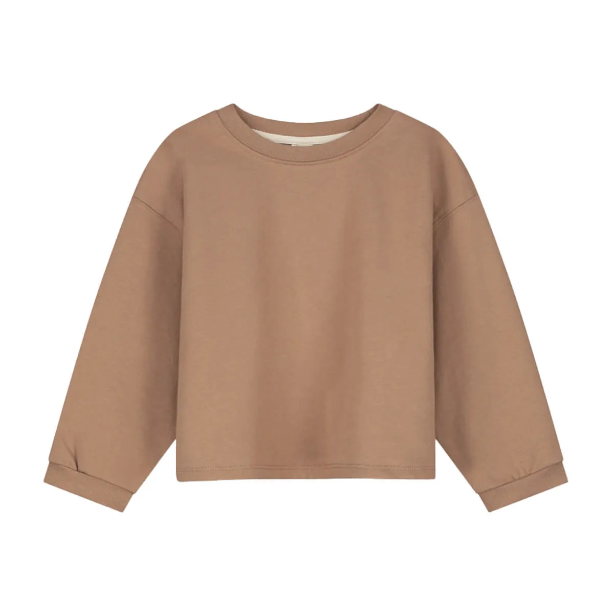 Cropped Sweatshirt aus 100% Bio-Baumwolle GOTS