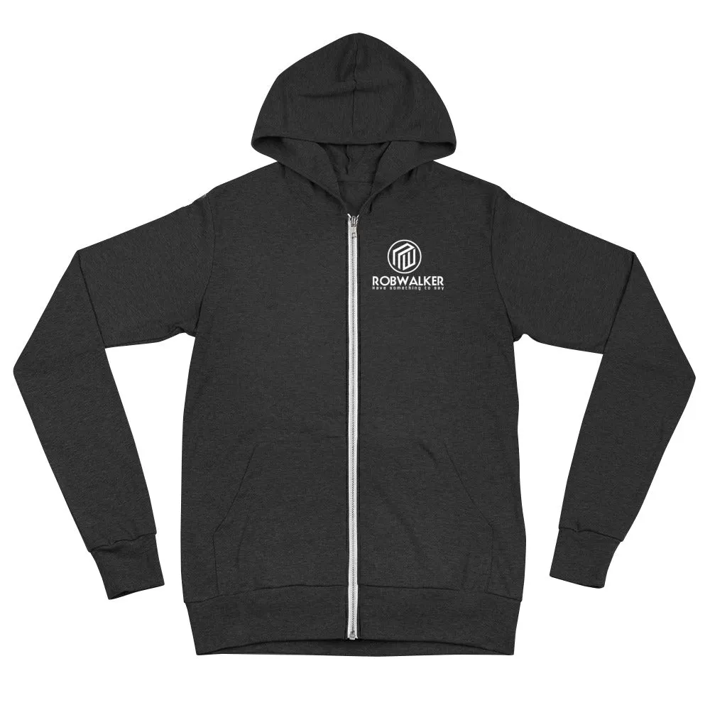 Plant Powered Unisex Zip Hoodie