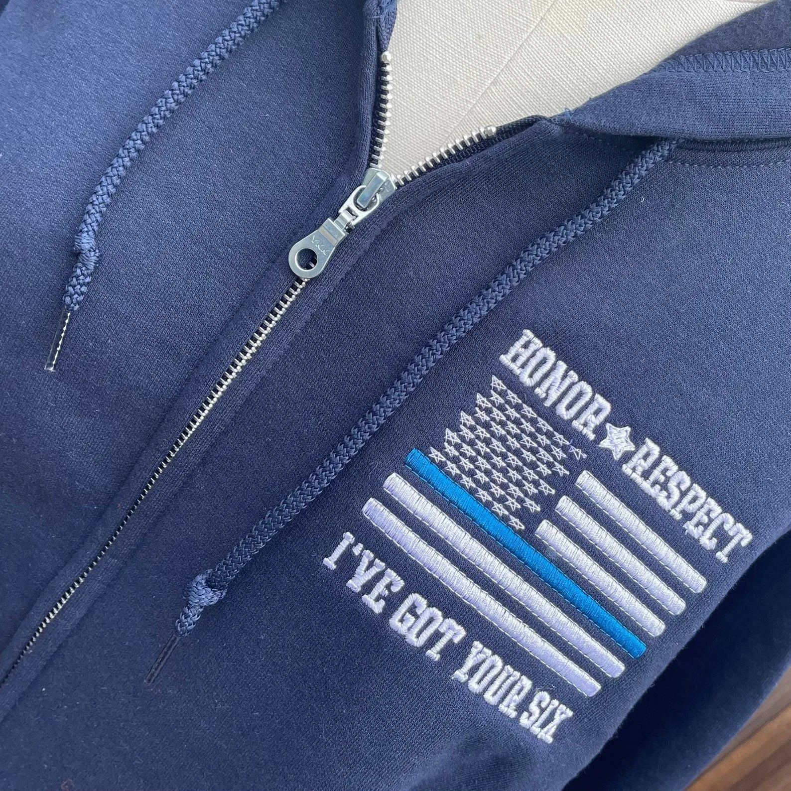 Police Academy Graduation Gifts - Thin Blue Line Hoodie