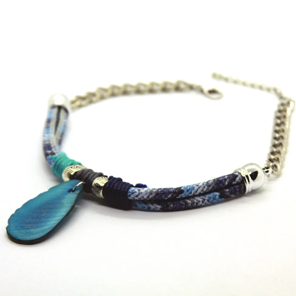 Seduction: Charm Wrapped Rope Necklace