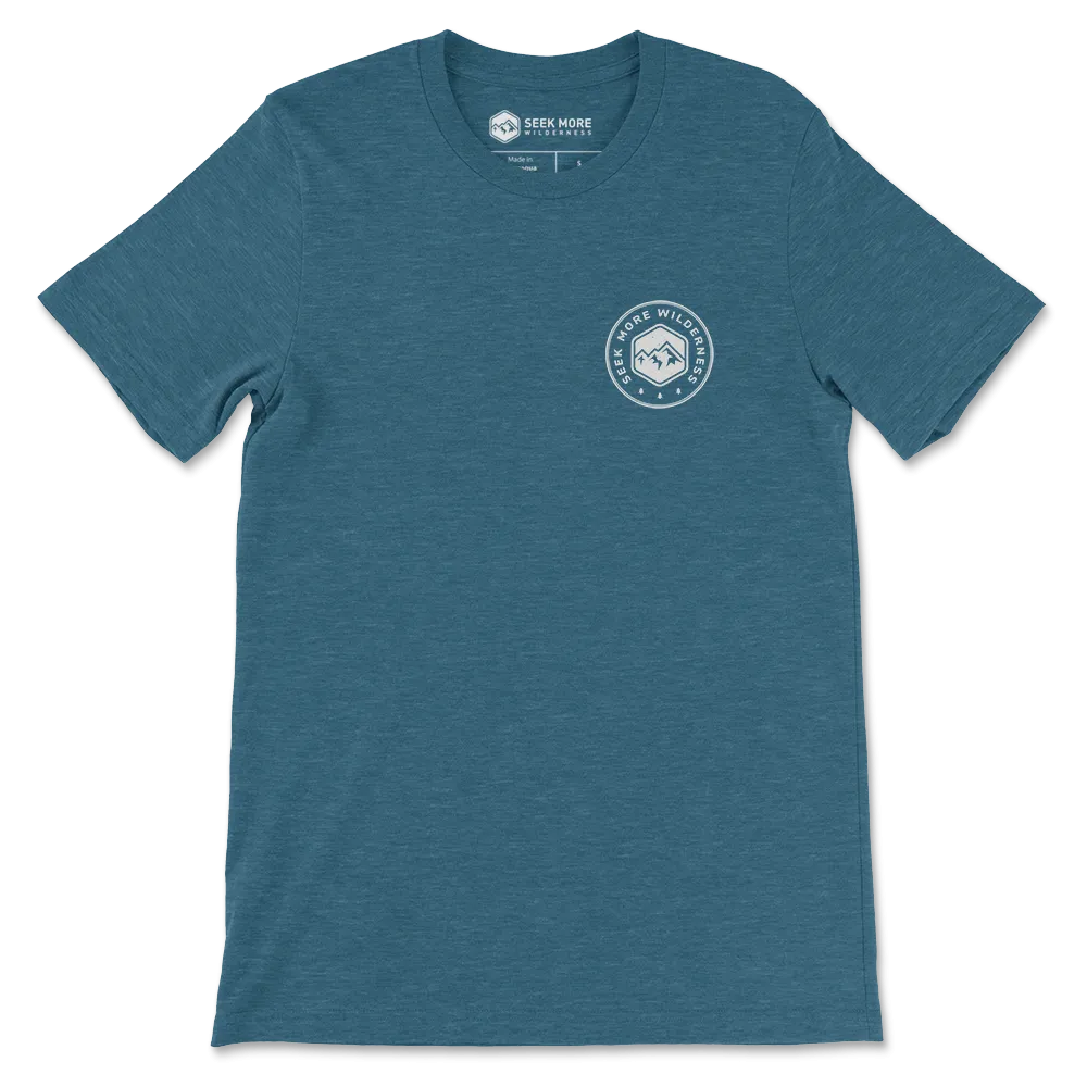 Trail T-shirt  |  Heather Ocean