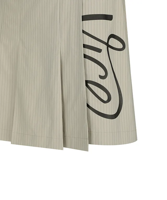 Vice Golf Atelier Women Big logo Wrap Pleat Half Pants - Beige