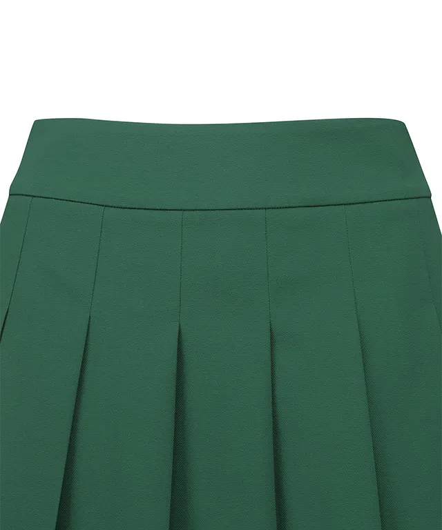 Vice Golf Atelier Women's Essential Pleat Skirt - Dark/Green
