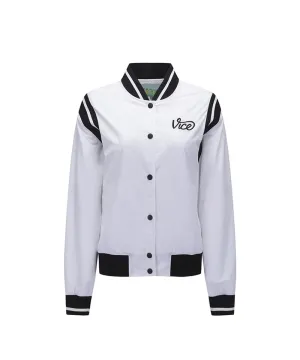 Vice Golf Atelier Women's Line Point Stadium Jacket - White