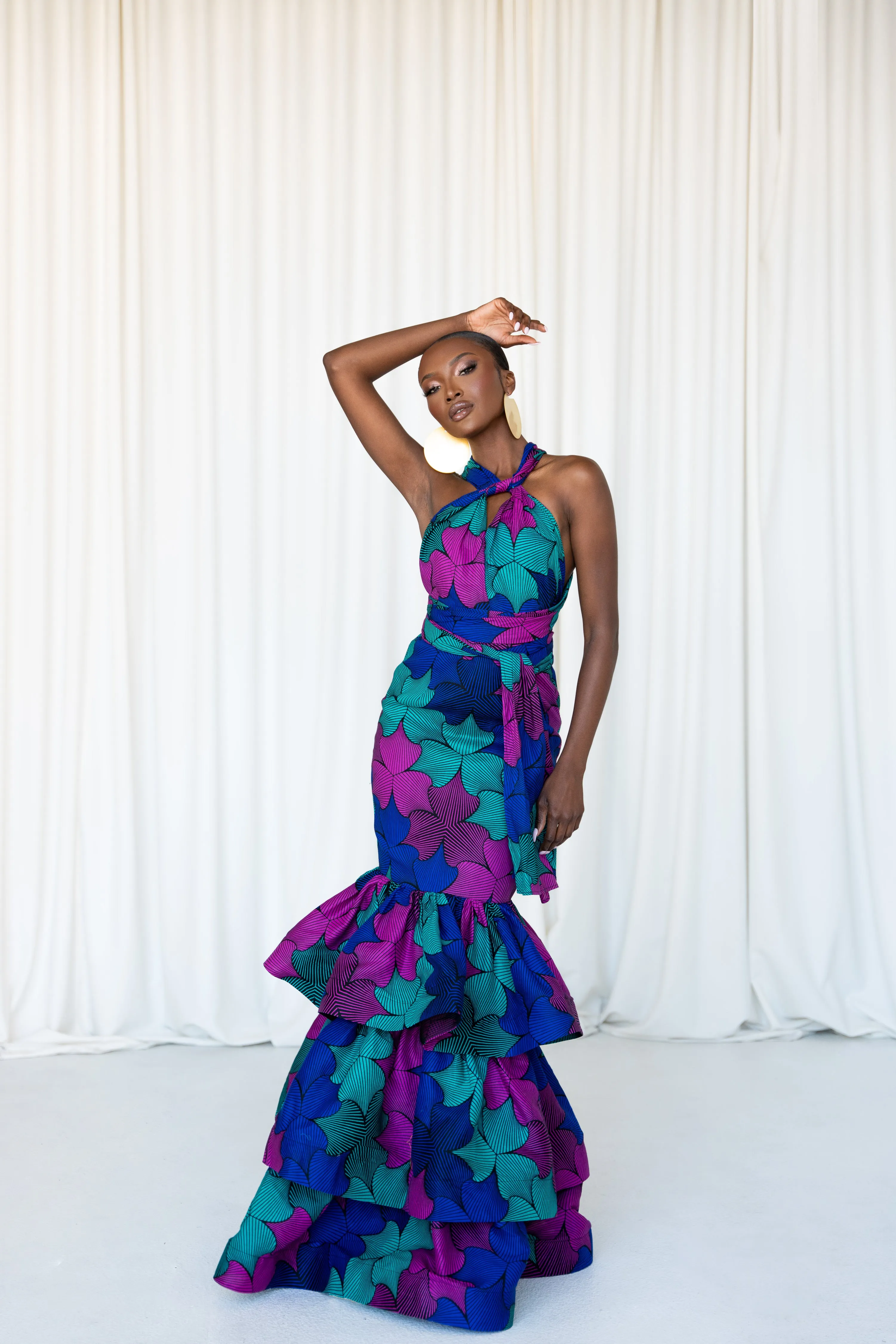 ZURI Mermaid Maxi Infinity Dress
